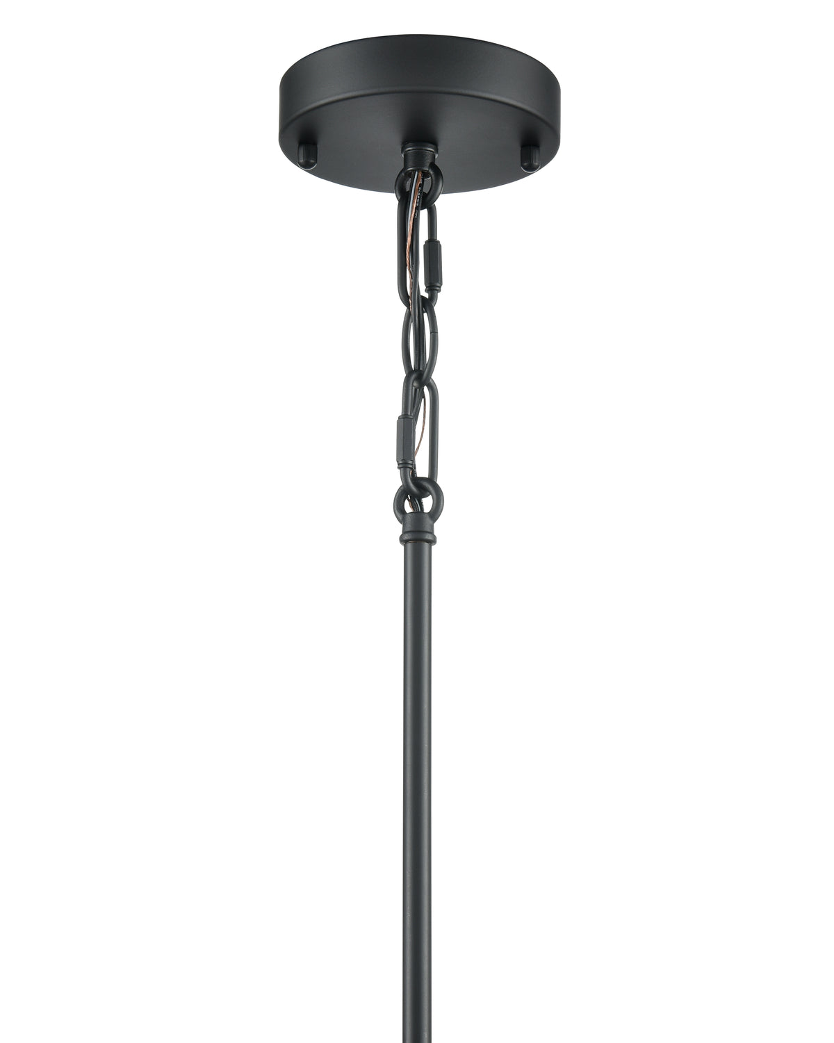 6.5'' Arelyn Matte Black 2 Light Pendant