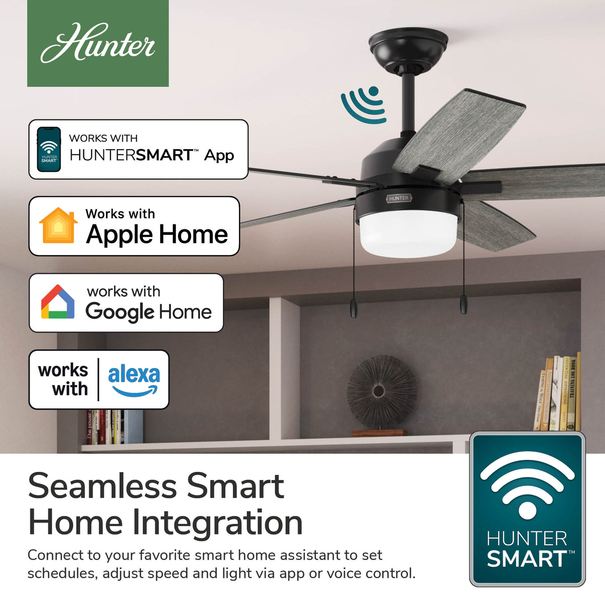 Hunter SMART Smart Fan Upgrade Kit with Remote Control