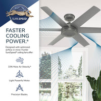 52 inch Jetty Noble Bronze WeatherMax Indoor / Outdoor Ceiling Fan and Wall Control