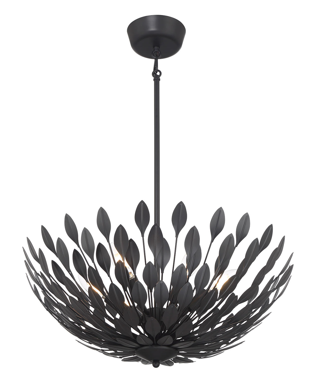 9'' Merylmint Matte Black 6 Light Pendant