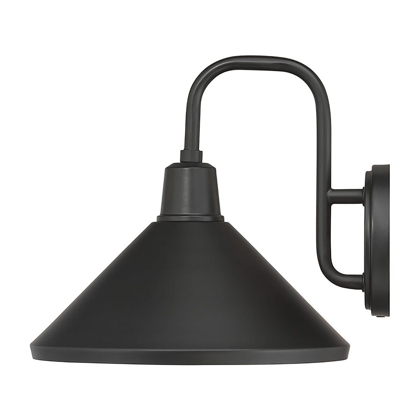 9.75-inch Vectra Powder Coated Black 1-Light Outdoor Wall Sconce