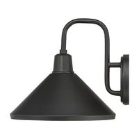 9.75-inch Vectra Powder Coated Black 1-Light Outdoor Wall Sconce