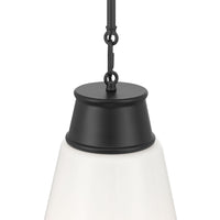 17.5'' Bellaryn Matte Black 1 Light Pendant