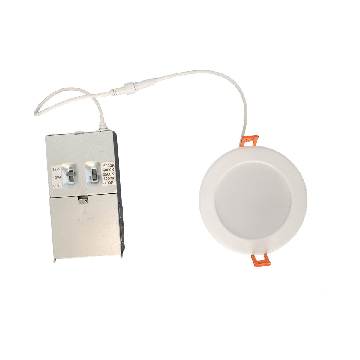 4-inch White Commercial Wall Light with 5-CCT Selectable White and 3W Output