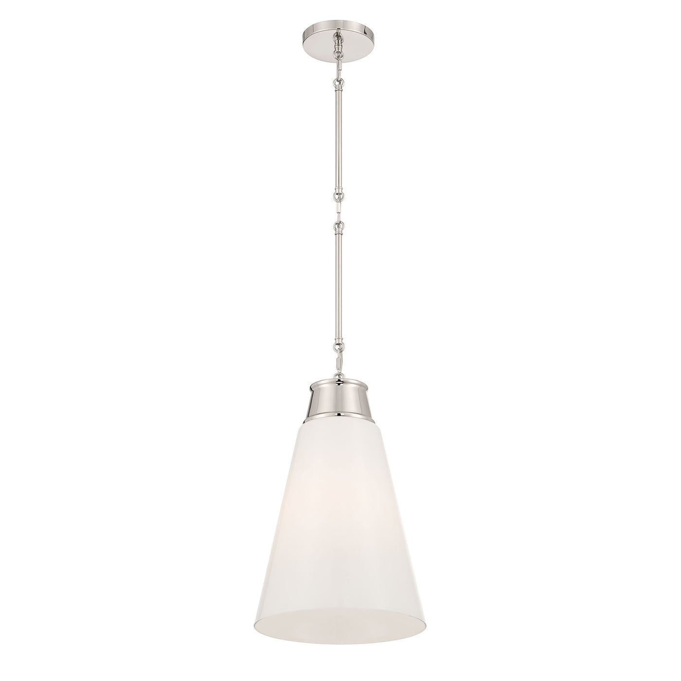 17.5'' Bellaryn Polished Nickel 1 Light Pendant