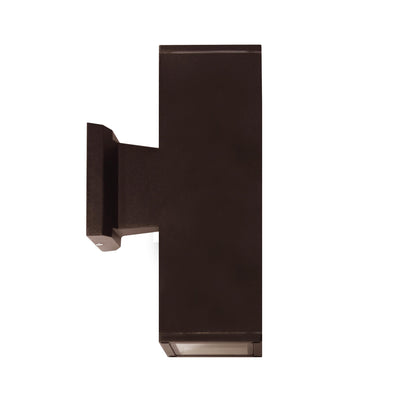 4-inch Oil Rubbed Bronze Outdoor Wall Light with 4000K Light, Clear Lens and 17W Output