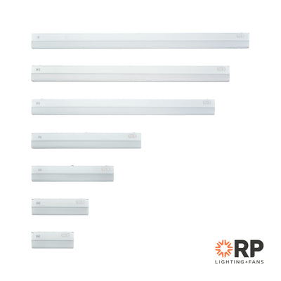 24-inch White Under Cabinet Light with 5-CCT Selectable White and Frosted Lens