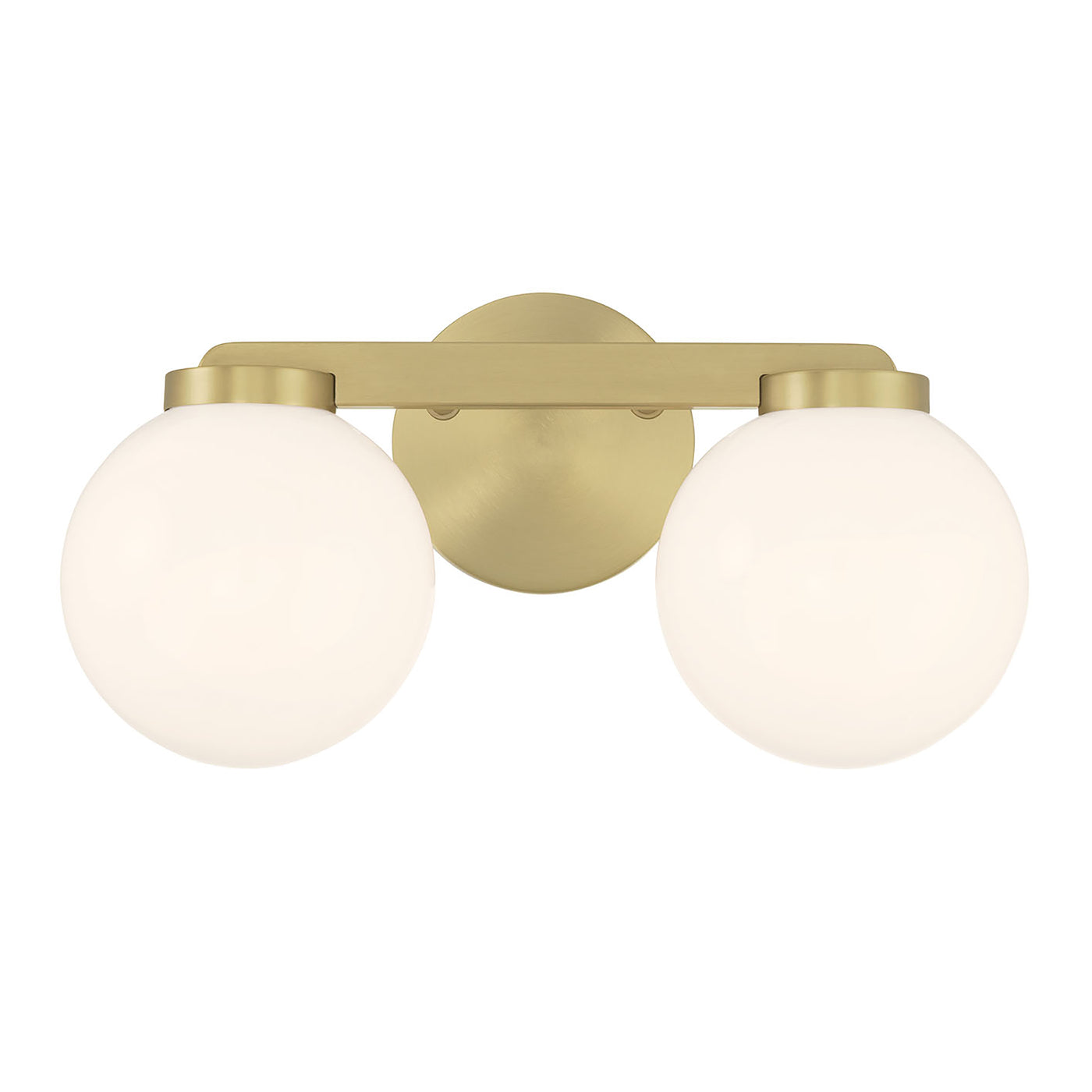 14'' Ardeva Vintage Brass 2 Light Bath Vanity