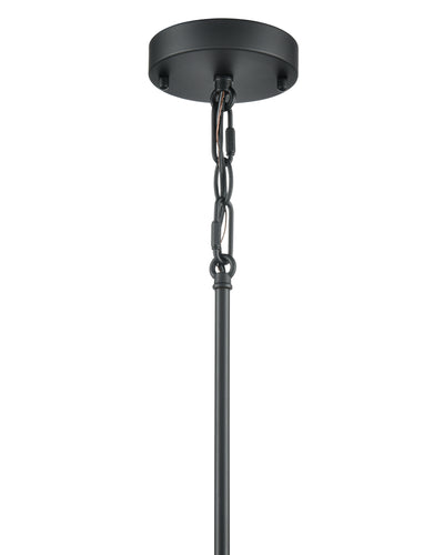 6.5'' Arelyn Matte Black 2 Light Pendant