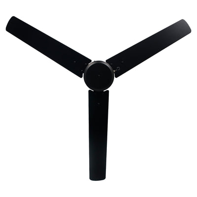 52 Inch Aldea III AC Matte Black Indoor Ceiling Fan 3-Blade