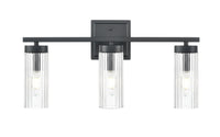 21'' Iversen Matte Black 3 Light Bath Vanity