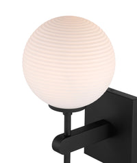 6'' Coretta Matte Black 1 Light Wall Sconce