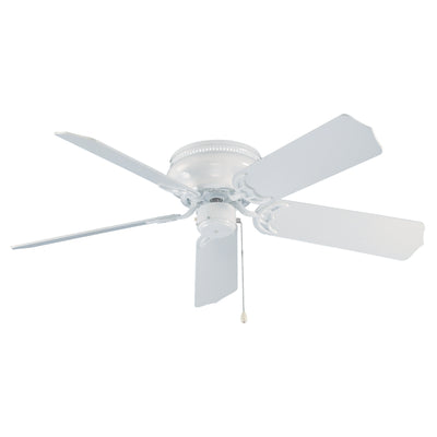 42 Inch Royal Knight AC White Indoor Ceiling Fan 5-Blade Reversible