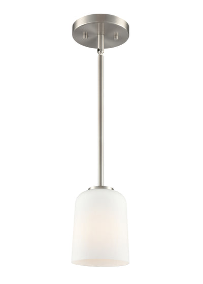 6.5'' Laphia Brushed Nickel 1 Light Pendant