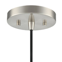 15.75'' Khrisa Brushed Nickel 1 Light Pendant