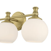 23.5'' Orlisse Vintage Brass 3 Light Bath Vanity