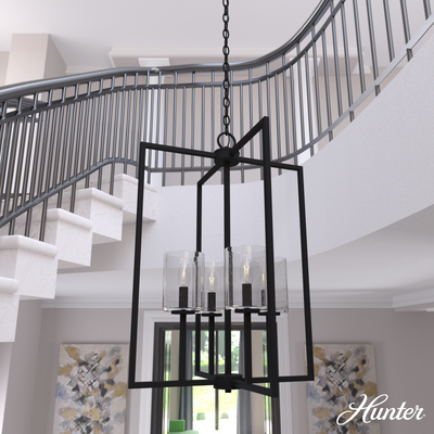 Beverly Glen 4-inch 1-light Matte Black Pendant with Clear Glass