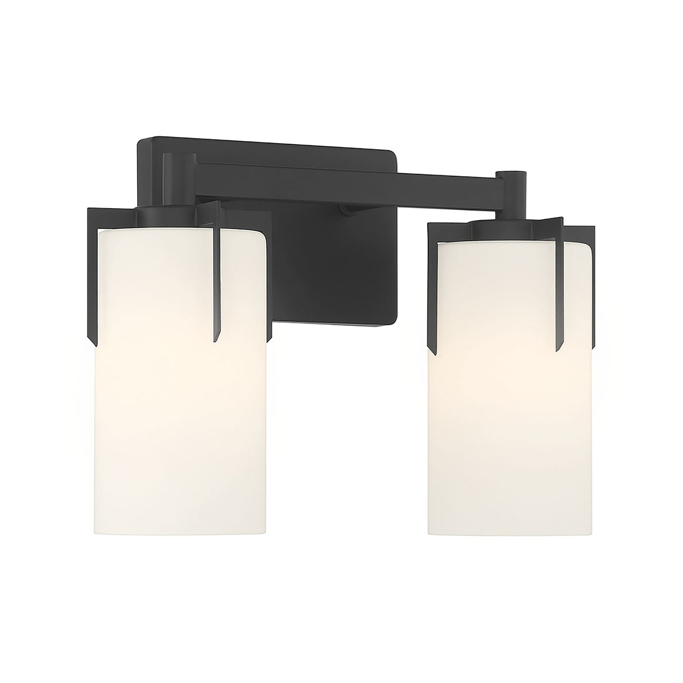 13.25'' Froselle Matte Black 2 Light Bath Vanity