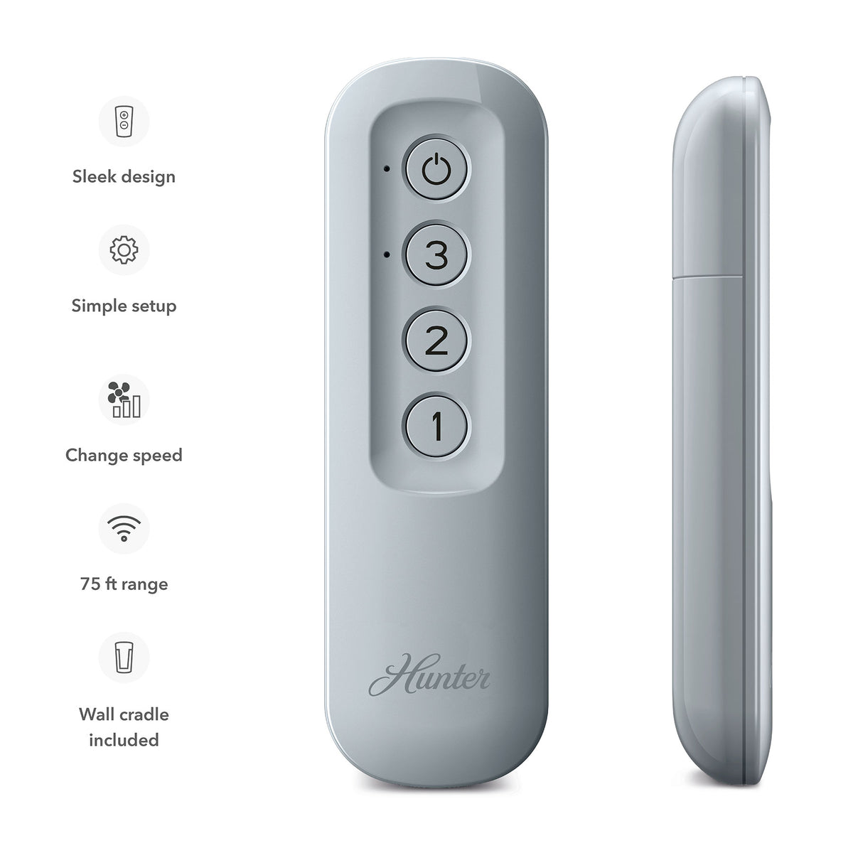 Hunter Universal No Light Handheld Remote with Receiver