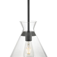 9.75'' Amarella Matte Black 1 Light Pendant