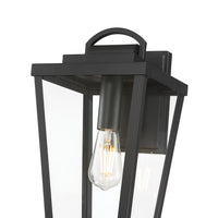 8'' Brenwick Powder Coated Black 1 Light Lantern