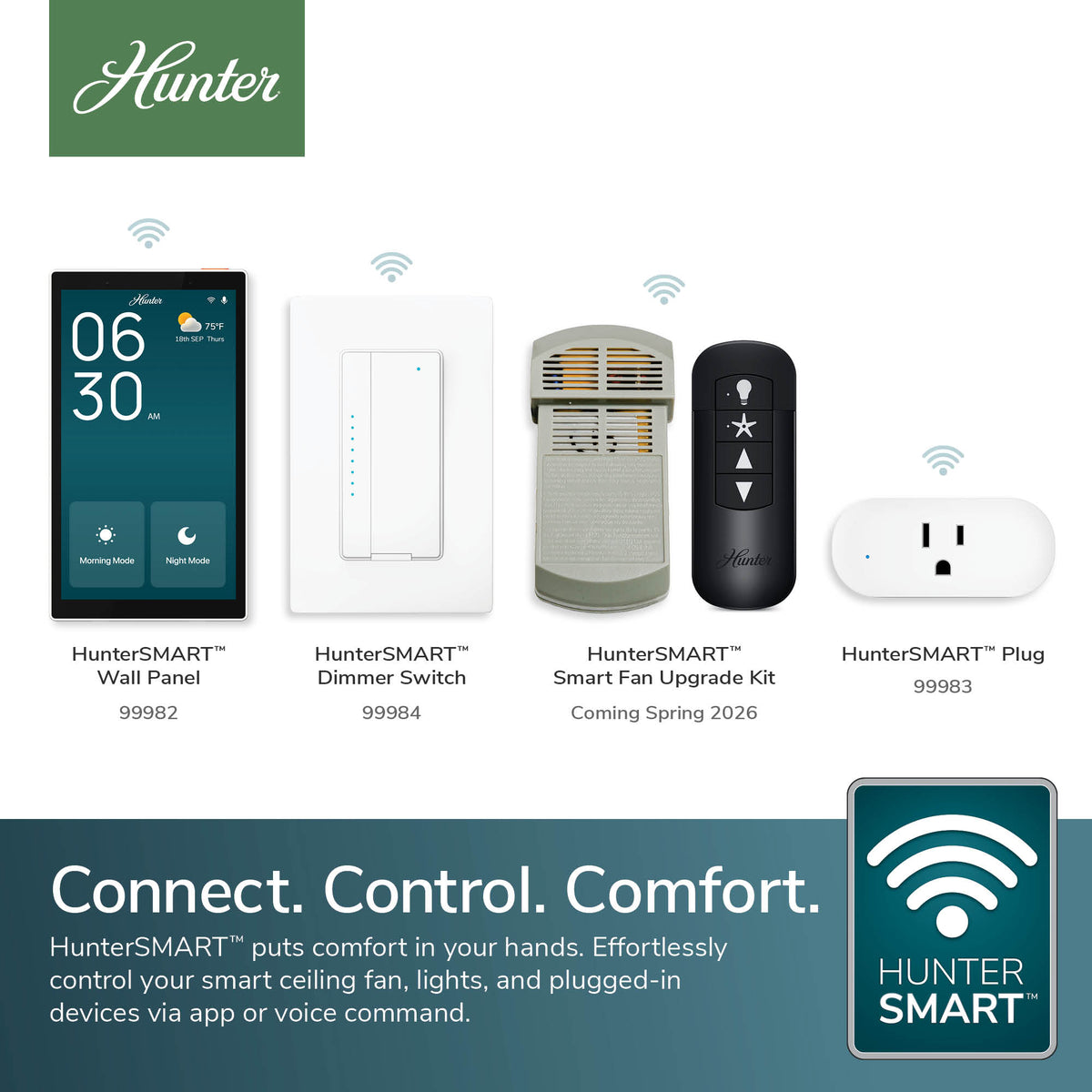 Hunter SMART Smart Wall Panel