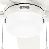 52 inch Anisten ENERGY STAR® Fresh White Ceiling Fan with LED Light Kit and Pull Chain