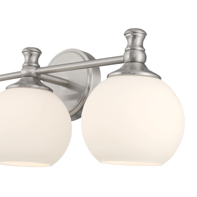 23.5'' Orlisse Brushed Nickel 3 Light Bath Vanity