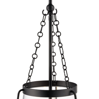 21.75'' Adabella Matte Black 3 Light Pendant