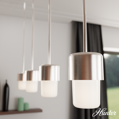 Hartland 26.75-inch 3-light Alturas Gold Linear Pendant Cluster with Seeded Glass