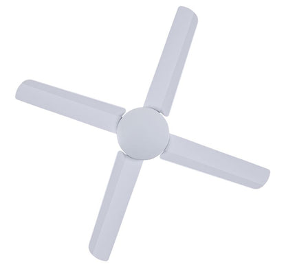 52 Inch IP55 Wet Rated White Fan with Remote