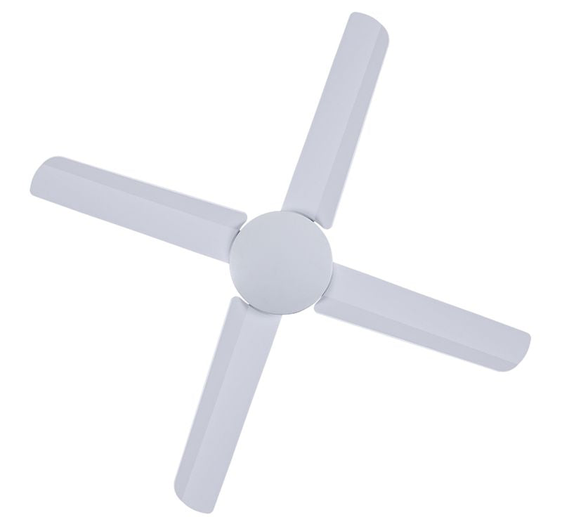 52 Inch IP55 Wet Rated White Fan with Remote