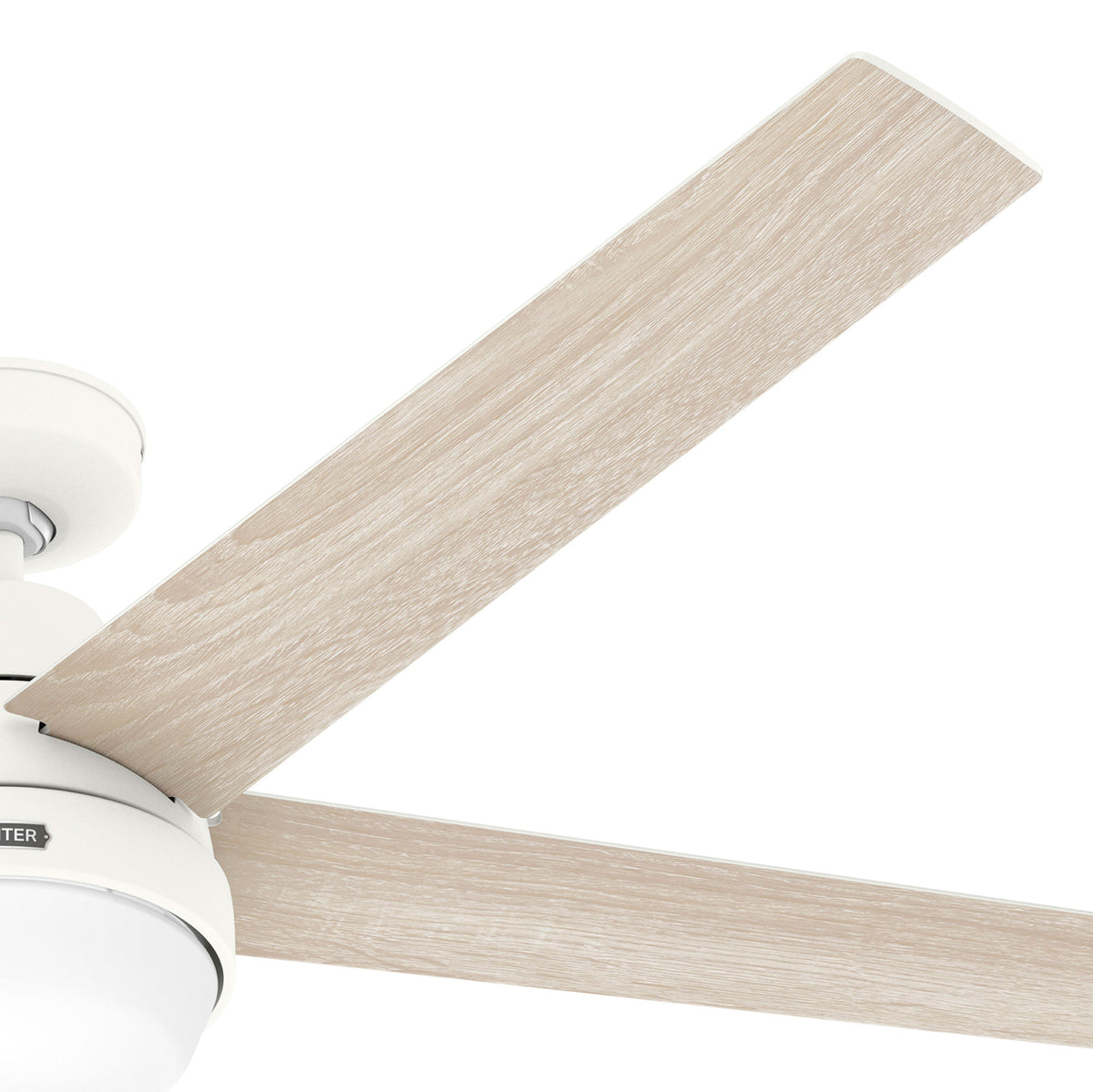 60 inch Aerodyne Wi-Fi ENERGY STAR® Matte White Ceiling Fan with LED Light Kit and Handheld Remote