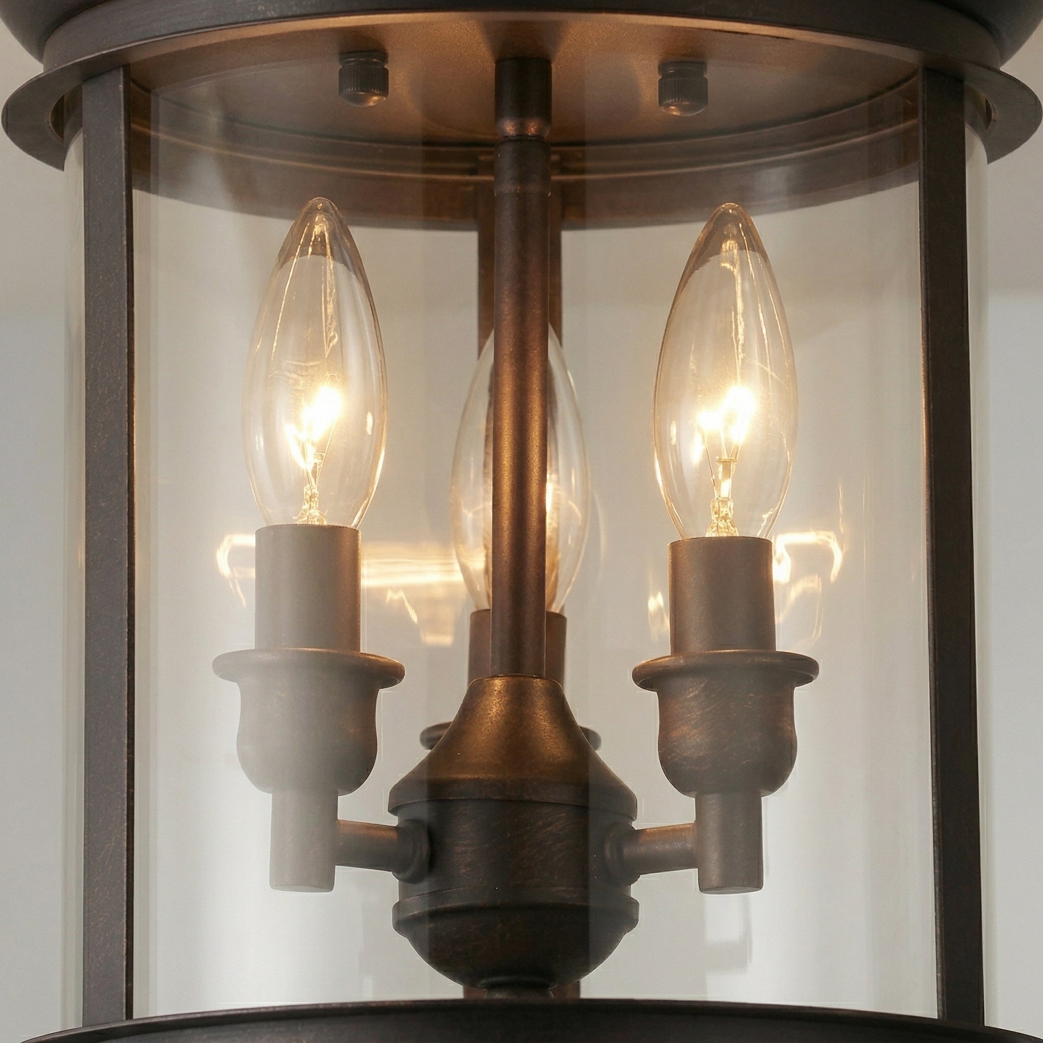 Desire 3 Light Bronze Flush Mount