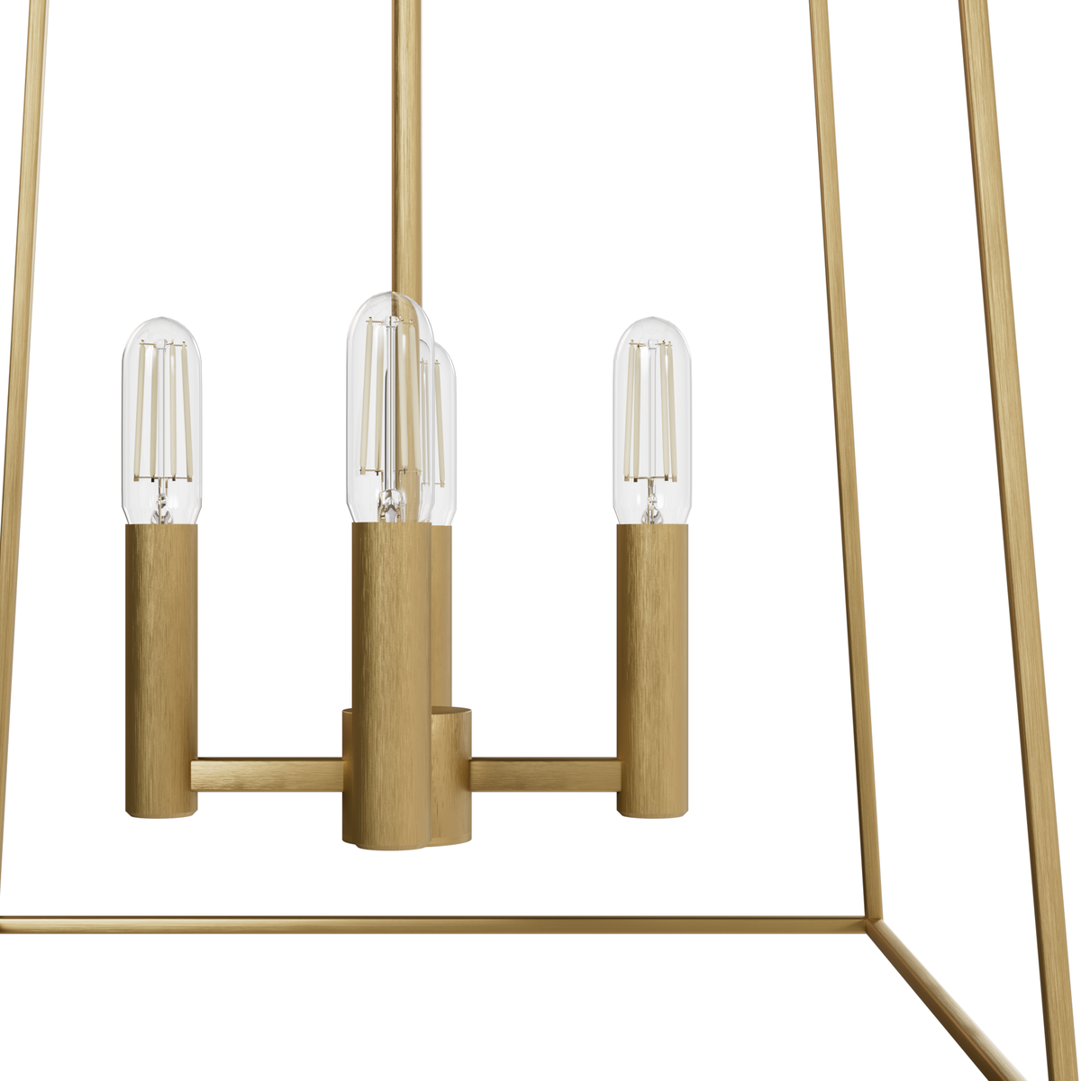 Fair Oaks 13-inch 4-light Luxe Gold Lantern Pendant
