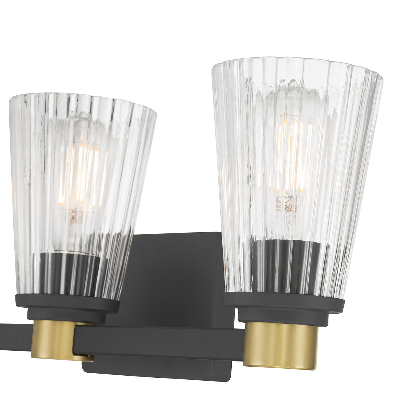 21.75'' Lustria Matte Black 3 Light Bath Vanity