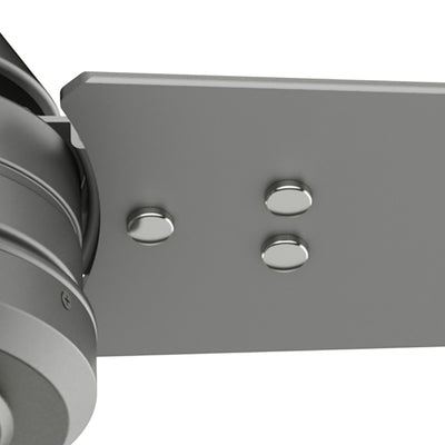 60 inch Cassius ENERGY STAR® Matte Silver Damp Rated Ceiling Fan and Wall Control