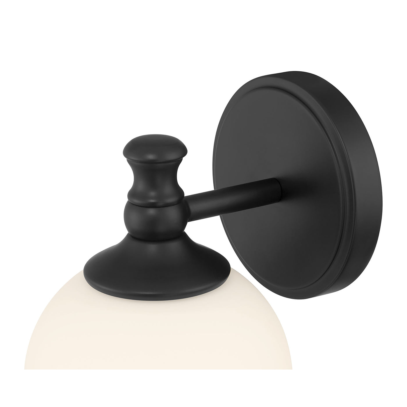 6'' Orlisse Matte Black 1 Light Wall Sconce