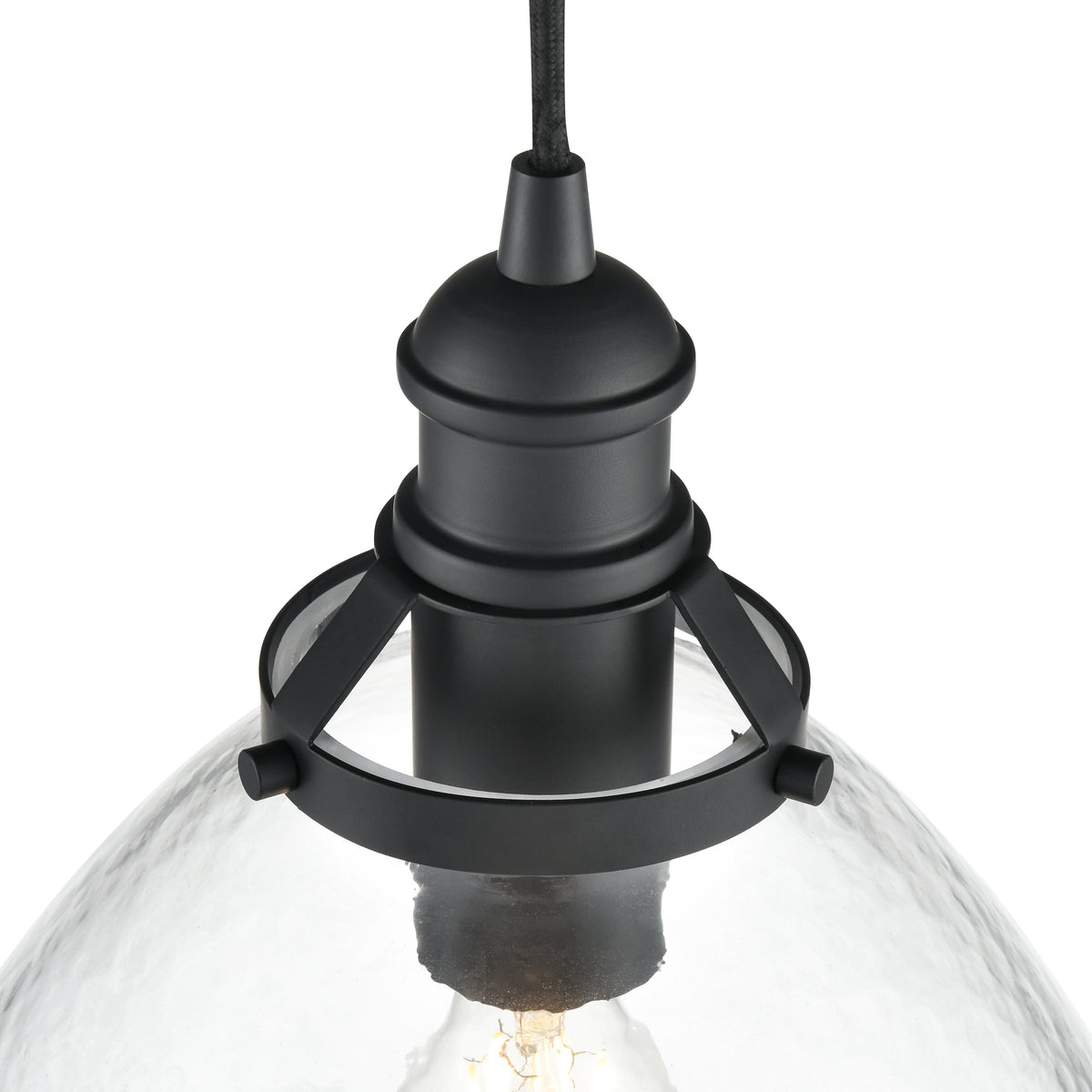 14.5'' Khrisa Matte Black 1 Light Pendant