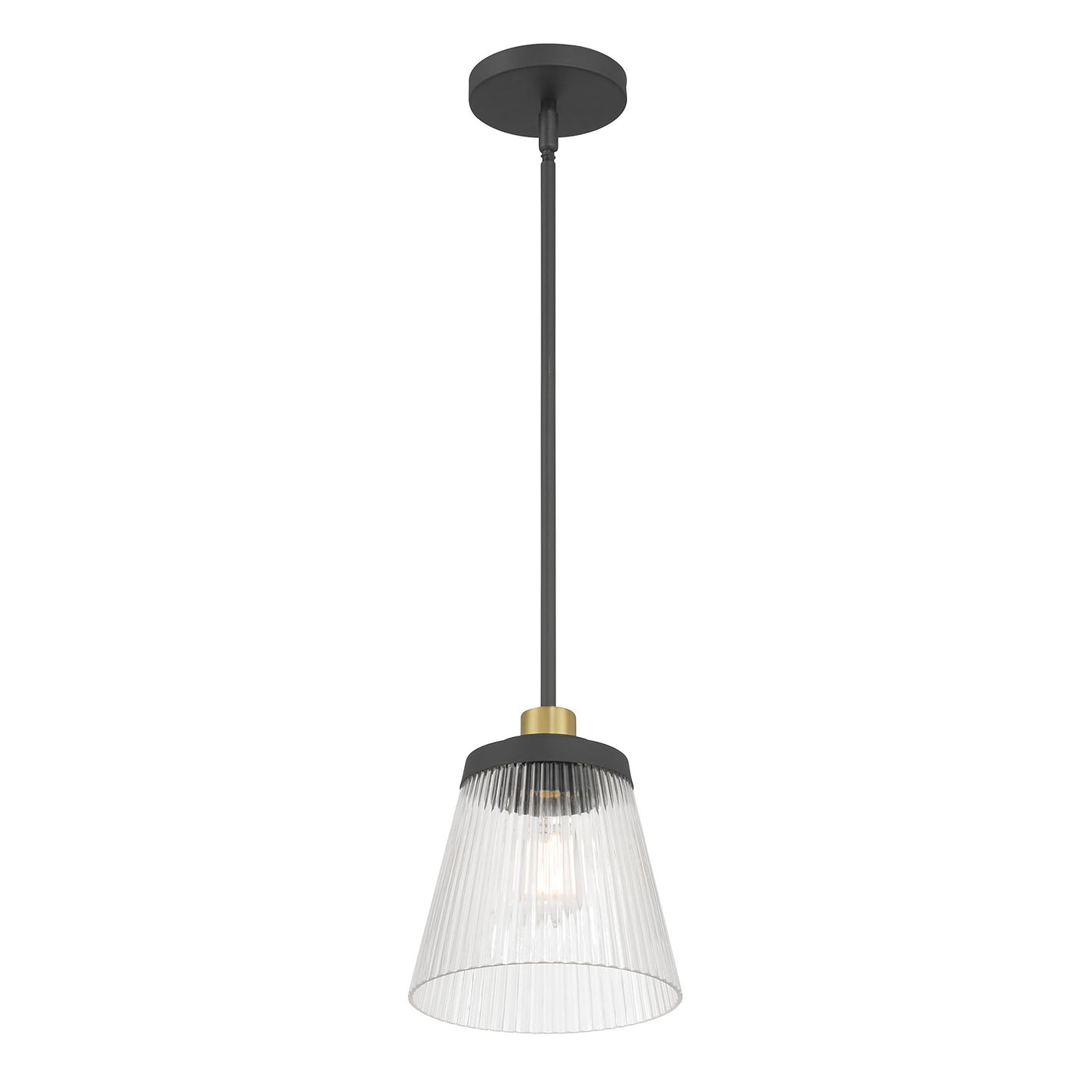 8.75'' Lustria Matte Black 1 Light Mini Pendant