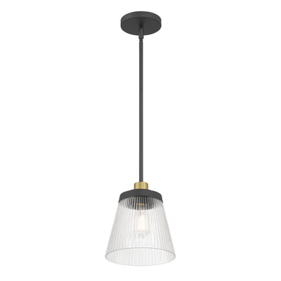 8.75'' Lustria Matte Black 1 Light Mini Pendant