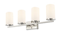 27.75'' Verlana Brushed Nickel 4 Light Bath Vanity