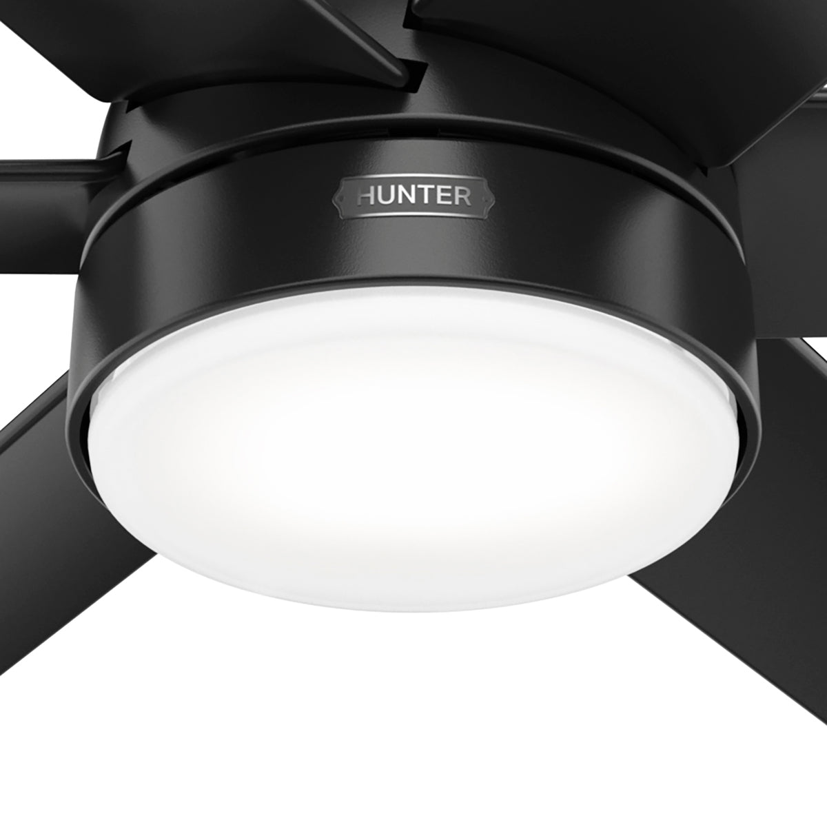 60 inch Skysail ENERGY STAR® Matte Black WeatherMax Indoor / Outdoor Ceiling Fan with LED Light Kit and Wall Control