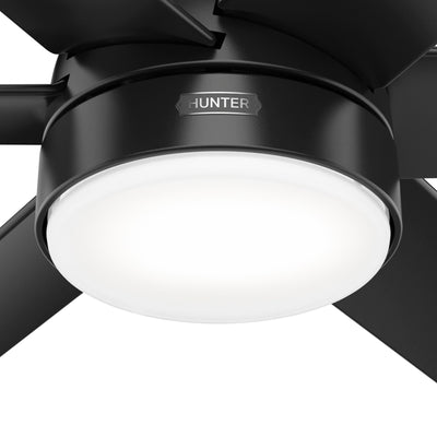 60 inch Skysail ENERGY STAR® Matte Black WeatherMax Indoor / Outdoor Ceiling Fan with LED Light Kit and Wall Control