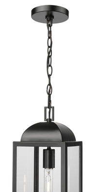 17.75'' Beaufort Powder Coated Black 1 Light Hanging Lantern