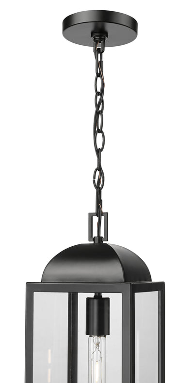 17.75'' Beaufort Powder Coated Black 1 Light Hanging Lantern