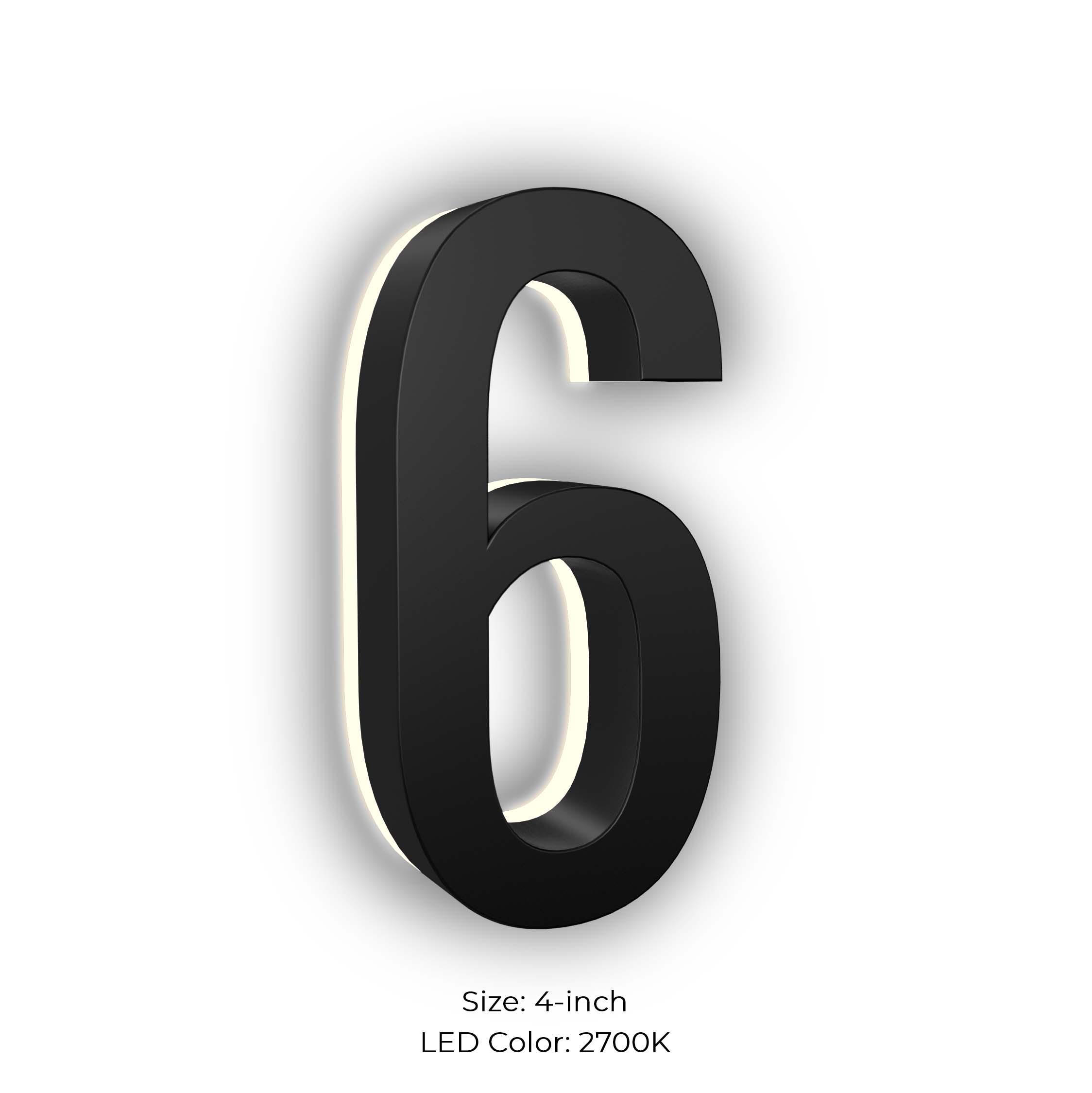 Illuminated LED House Address Numbers | Modern Lights™