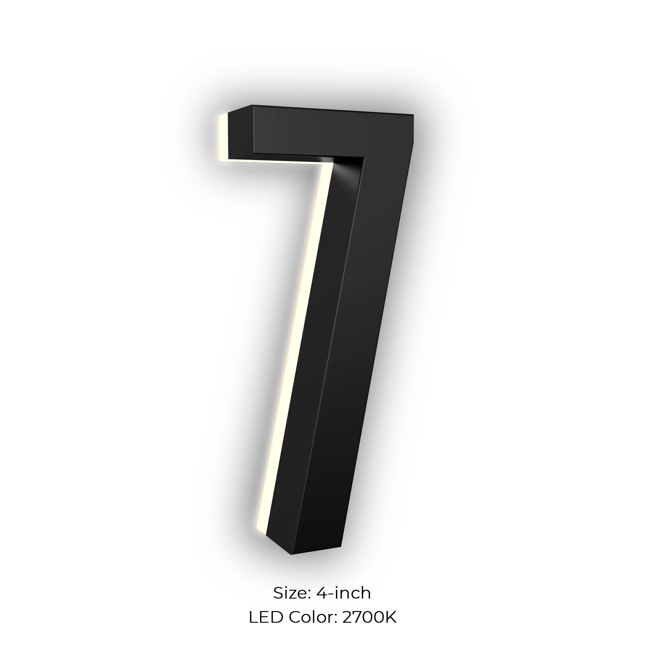 Illuminated LED House Address Numbers | Modern Lights™