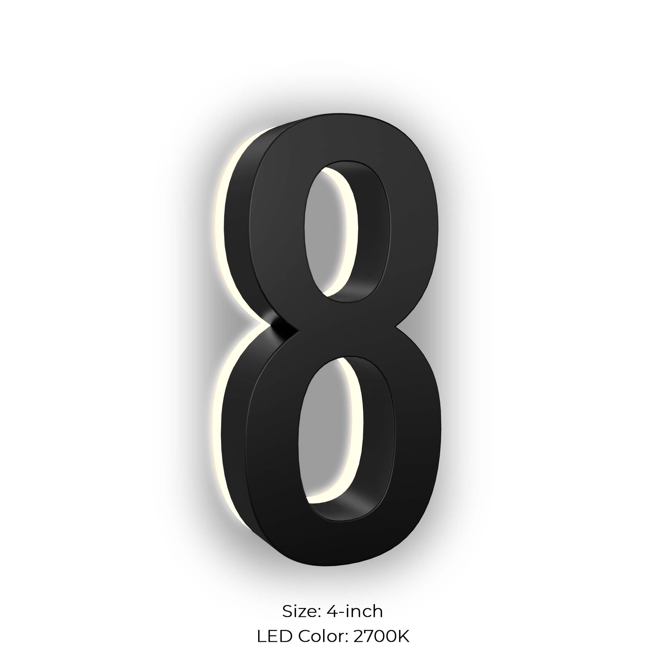 ★Numbering★ 3954 Illuminated LED House Address Numbers | Modern Lights™