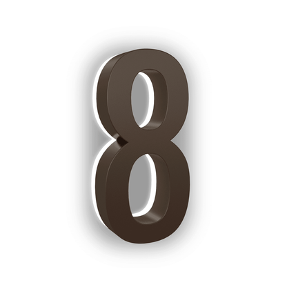 Illuminated Address Numbers - ABS Polymer - Modern Lights Store